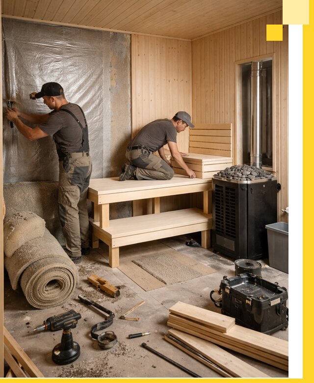 Проекты саун под ключ в Саяногорске дизайн и строительство