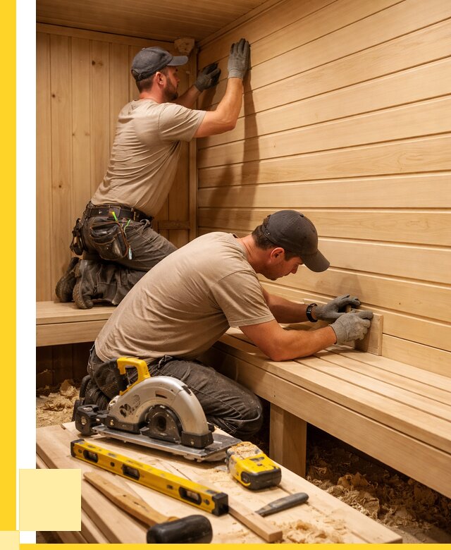 Обшивка саун вагонкой в Саяногорске от 2561 р. | ЭриданСнг