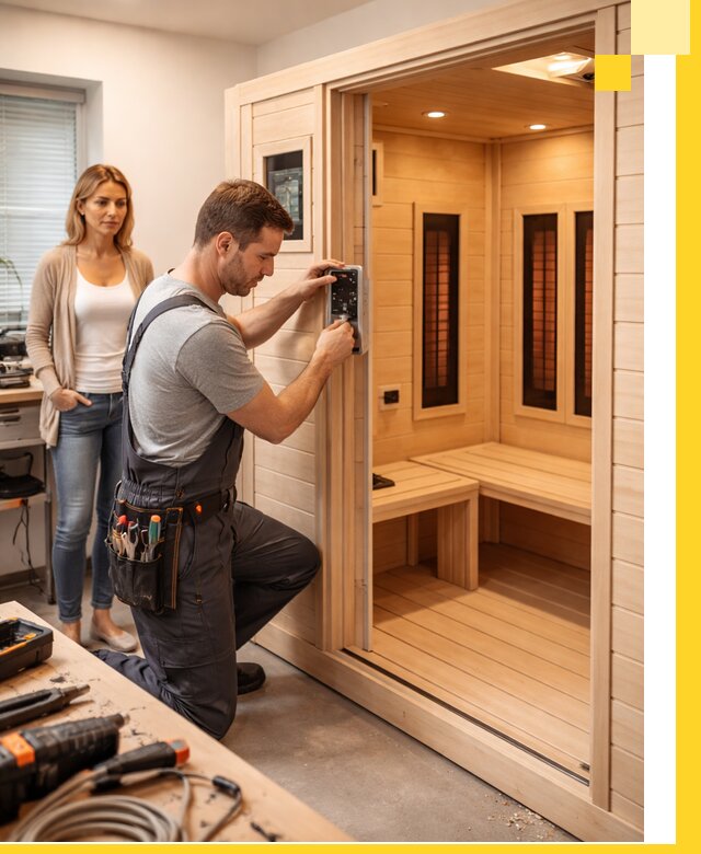 Инфракрасные сауны под ключ в Саяногорске продажа и установка