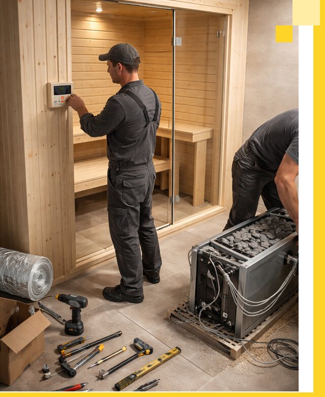 Поставка, установка и монтаж электрических саун в Саяногорске