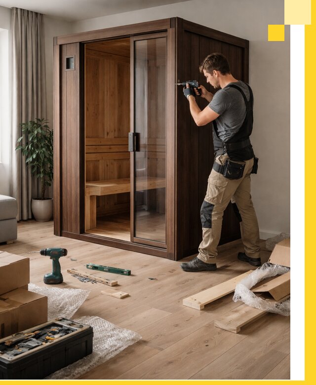 Установка и производство мини саун под ключ в Саяногорске