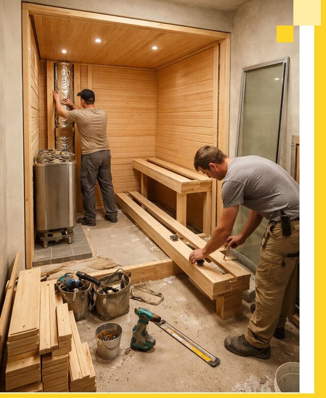 Проектирование и установка домашних саун под ключ в Саяногорске