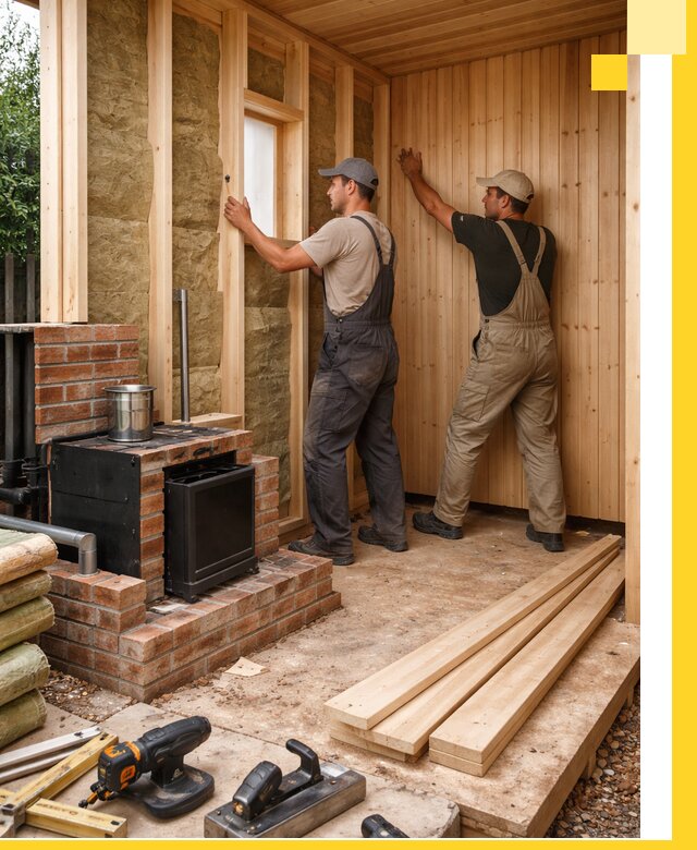 Строительство и установка дачных саун под ключ в Саяногорске