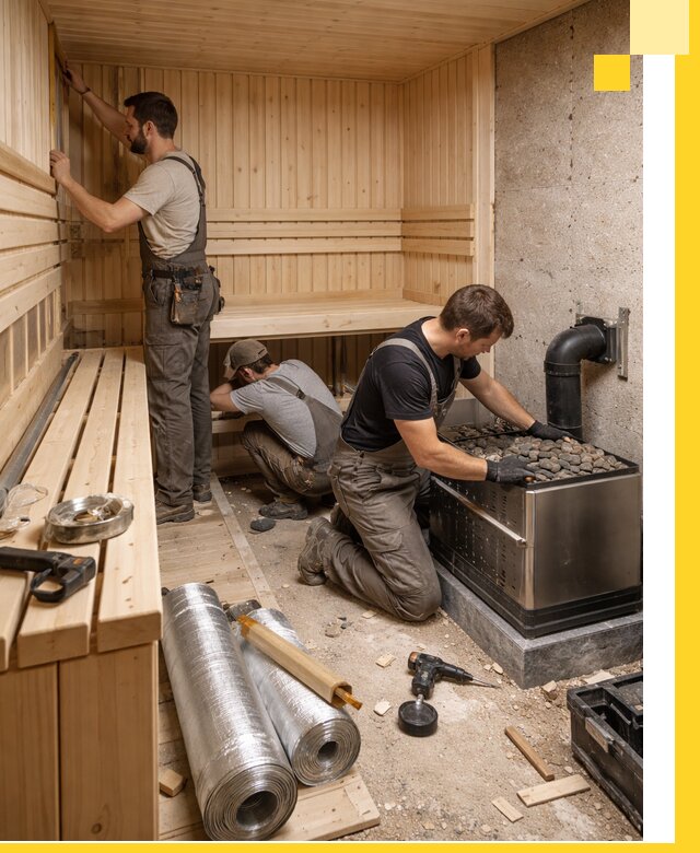 Индивидуальные сауны на заказ в Саяногорске под ключ, проект и монтаж