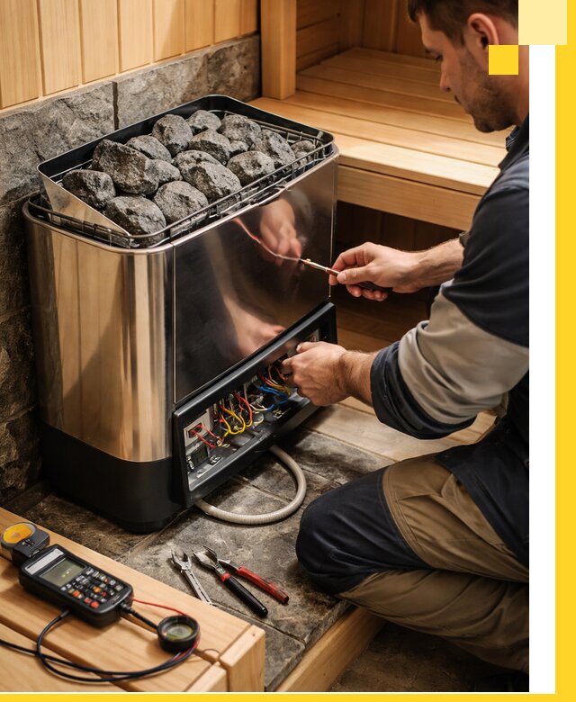 Продажа и установка электрокаменок для саун в Саяногорске