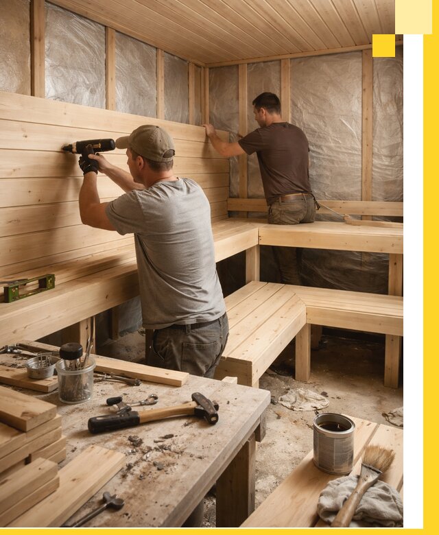 Профессиональная отделка бань и саун под ключ в Саяногорске