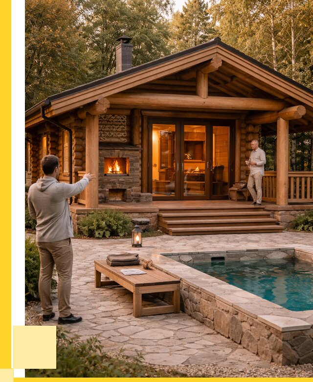 Проекты бань и хамам в Саяногорске от 25608 р. | ЭриданСнг