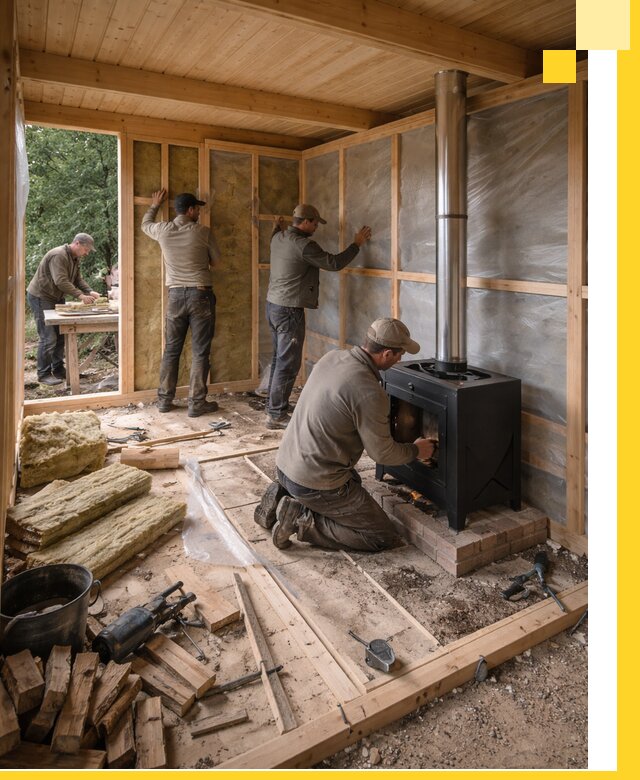 Профессиональный монтаж бань под ключ в Саяногорске для дома