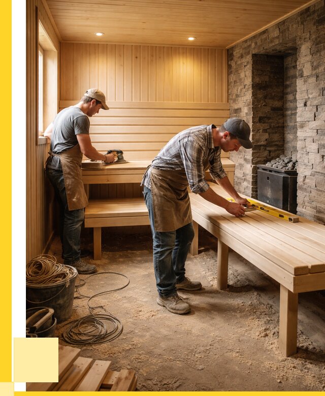 Отделка бани в Саяногорске: внутренняя отделка от 3073 р. | ЭриданСнг