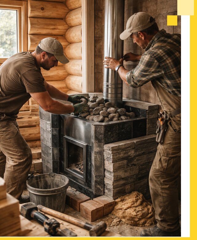 Строительство и отделка русских бань под ключ в Саяногорске