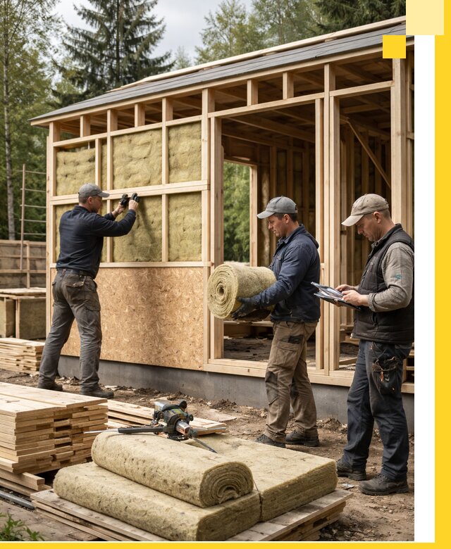 Проектирование и строительство каркасных бань в Саяногорске под ключ