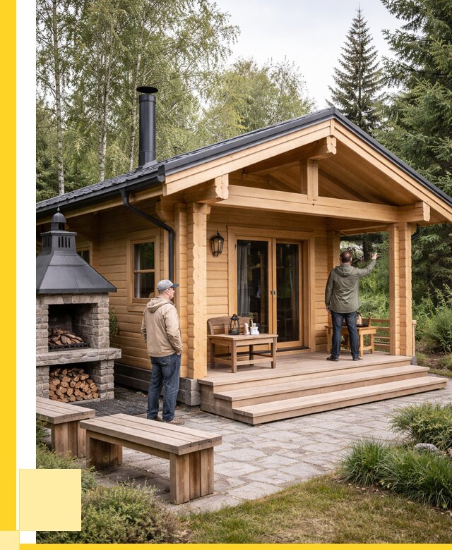 Деревянные бани под ключ в Саяногорске от 460935 р. | ЭриданСнг