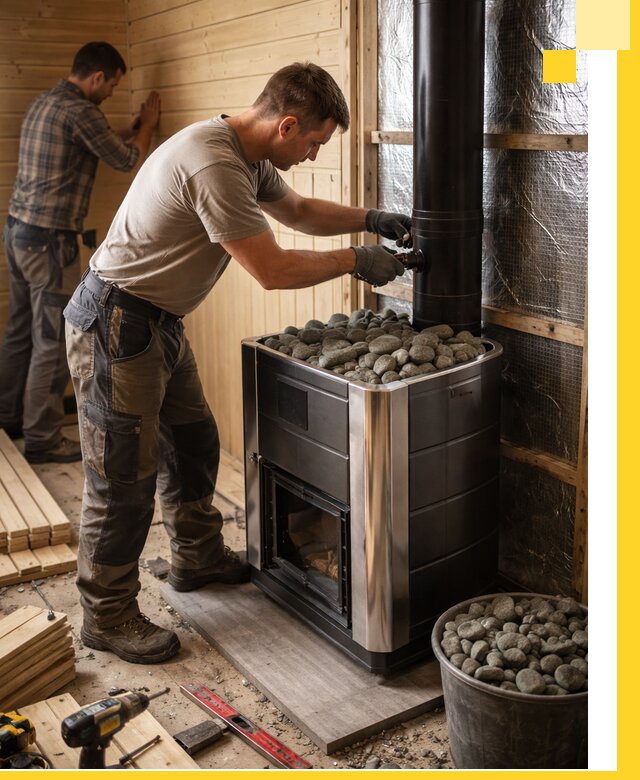 Проектирование и строительство парилок для бани в Саяногорске под ключ