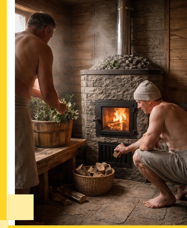 Банные печи под ключ в Саяногорске от 46094 р. | ЭриданСнг кирпичная