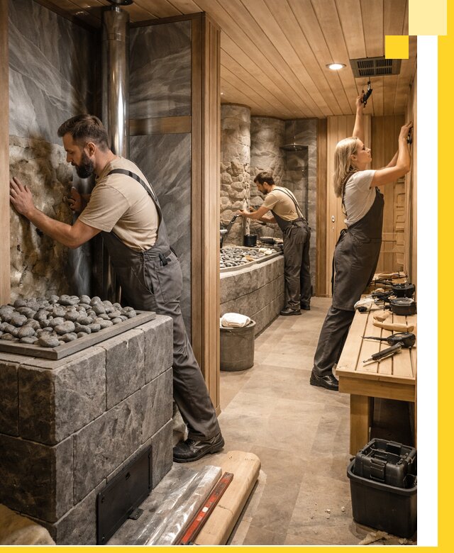 Строительство бань и SPA процедур в Саяногорске под ключ и отделкой