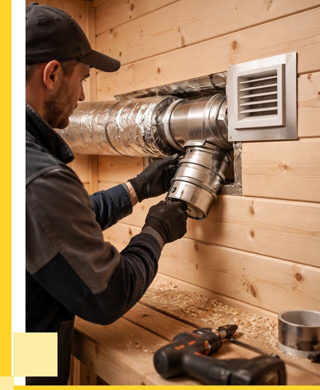 Монтаж вентиляции бани в Саяногорске от 12292 р. | ЭриданСнг