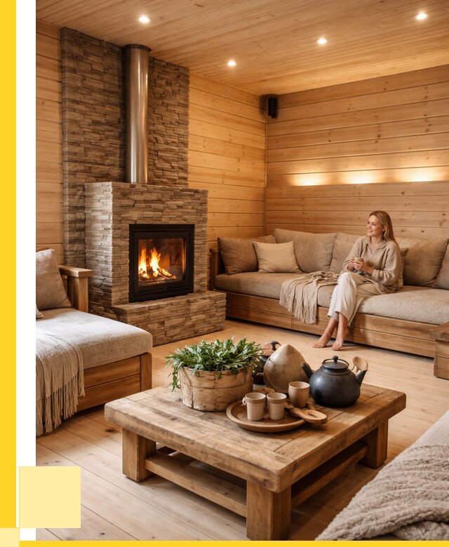 Проект бани с комнатой отдыха в Саяногорске от 35851 р. | ЭриданСнг