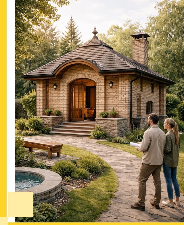 Проект кирпичной бани в Саяногорске от 30729 р. | ЭриданСнг