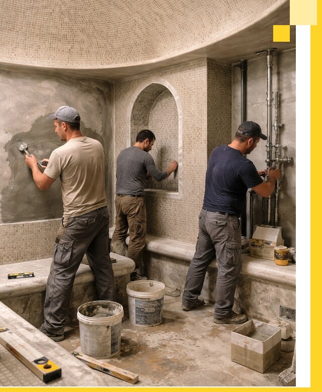 Профессиональный монтаж хамамов под ключ в Саяногорске с гарантией