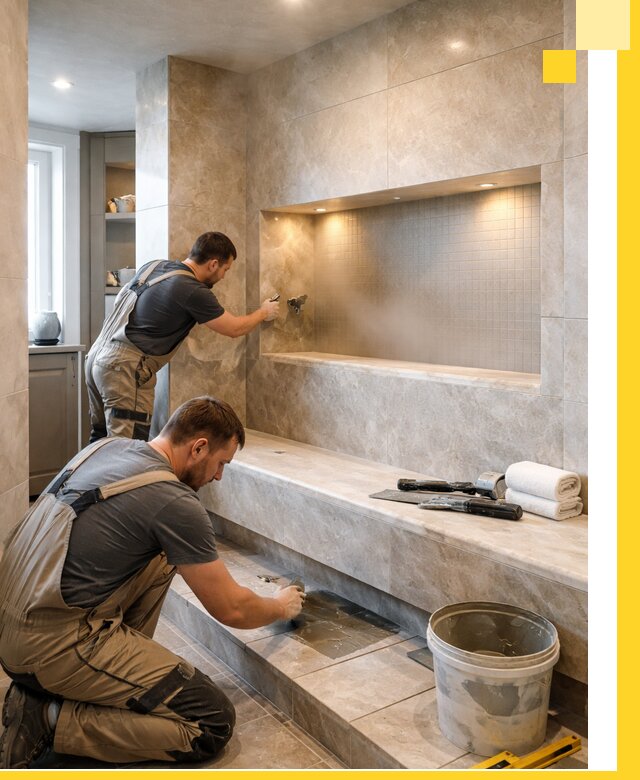 Профессиональное строительство хамама в квартире в Саяногорске