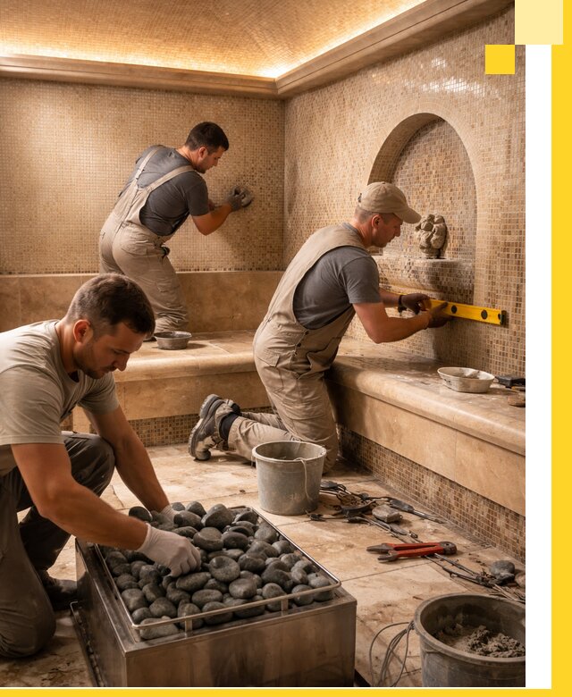 Проектирование и строительство хамама и сауны в Саяногорске