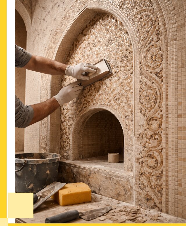 Мозаика для хамама в Саяногорске под ключ от 5122 р. | ЭриданСнг