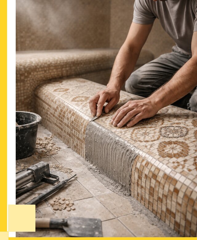 Плитка для хамама под ключ в Саяногорске от 3585 р. | ЭриданСнг