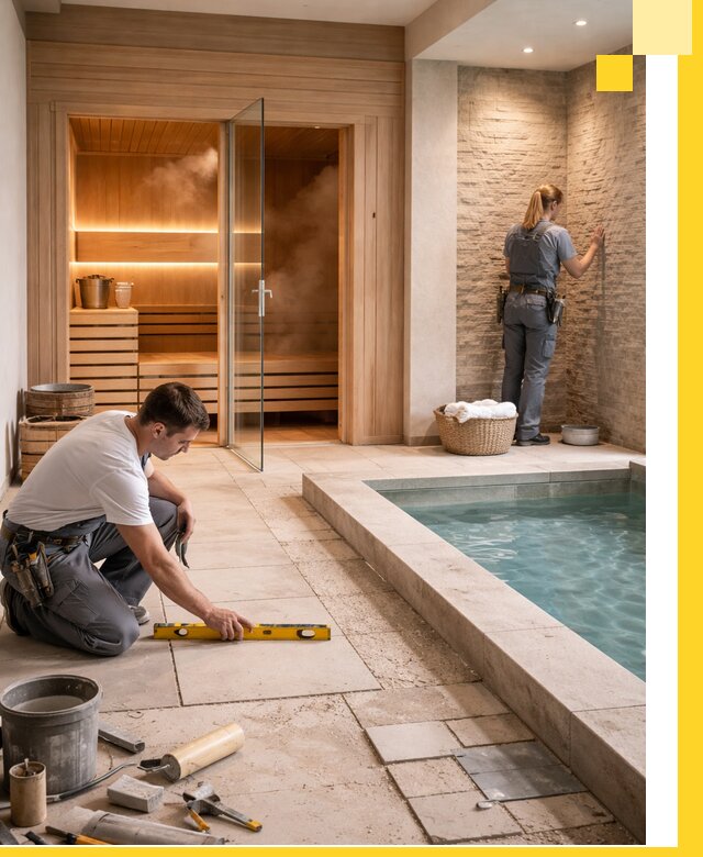 Комплексный дизайн и отделка интерьеров SPA под ключ в Саяногорске